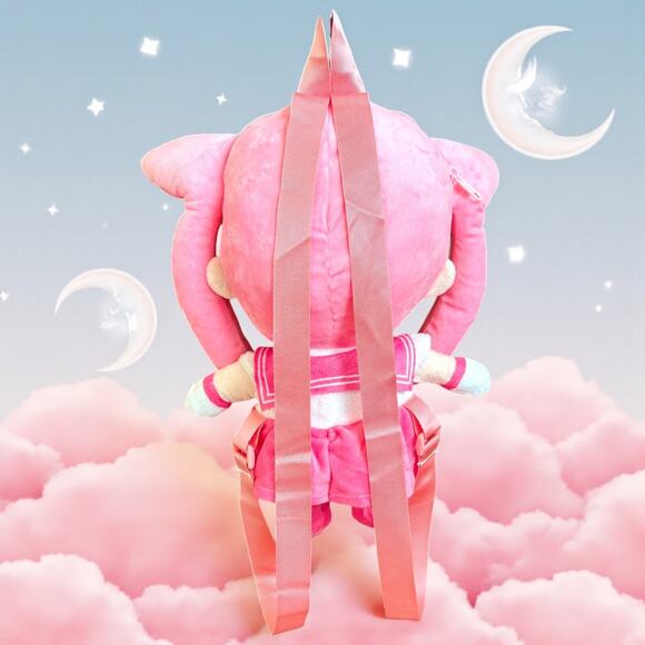 Anime Plush Doll Sailor Moon Chibi Moon Chibiusa Backpack Shoulder Bag - Picture 2 of 4